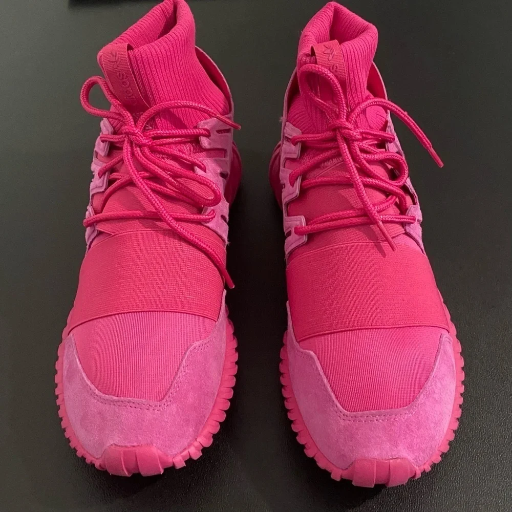 Adidas Tubular Doom EQT Pink Sneakers S74795 Men Size 10 Trainers Like New